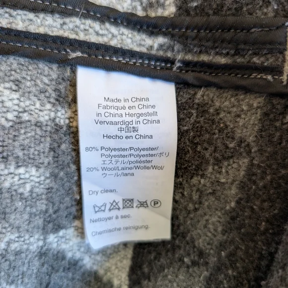 J. Crew Mens Large Wool Blend Button Down Shirt Jacket Gray Classic Preppy - Picture 8 of 8